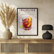 Negroni Delight - Nazma Khokhar Framed Art | Home or Office Art