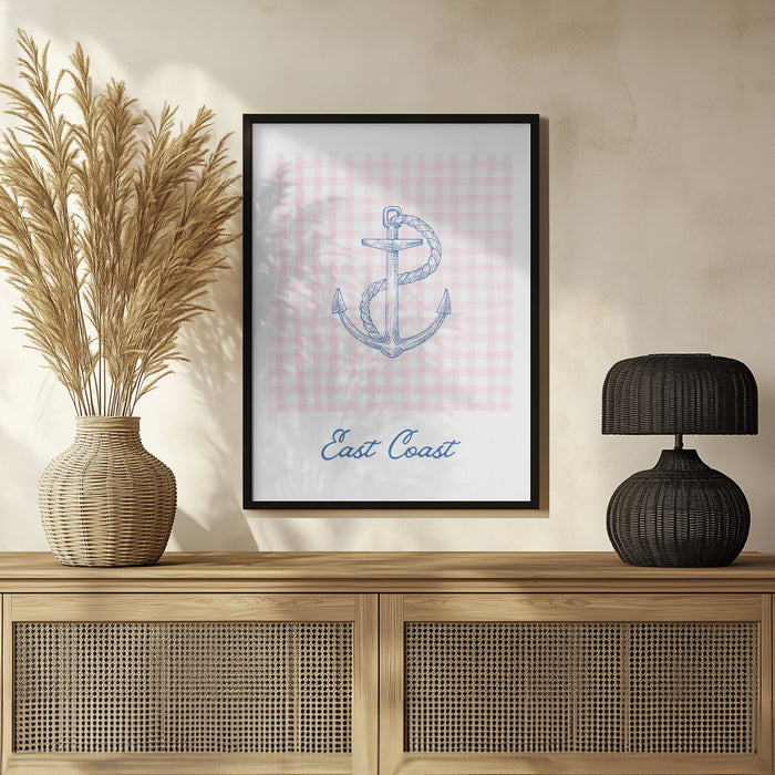 East Coast Anchor - Jolly and Dash Framed Art | Home or Office Art