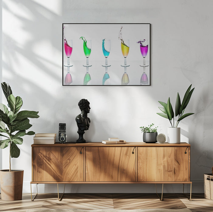 Splashes - Petri Damstén Framed Art | Home or Office Art