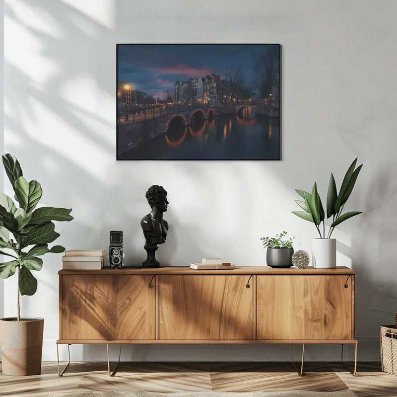 Keizersgracht - Juan Pablo de Miguel Framed Art | Home or Office Art