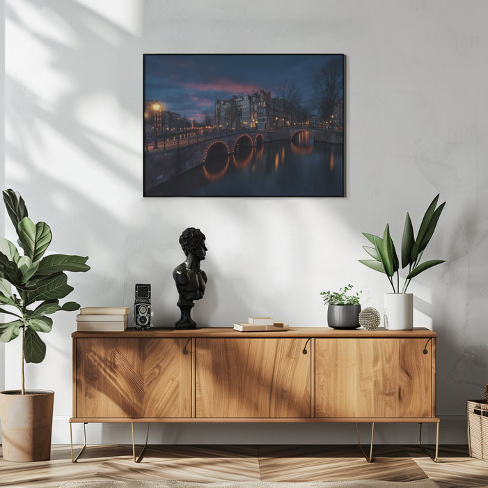 Keizersgracht - Juan Pablo de Miguel Framed Art | Home or Office Art