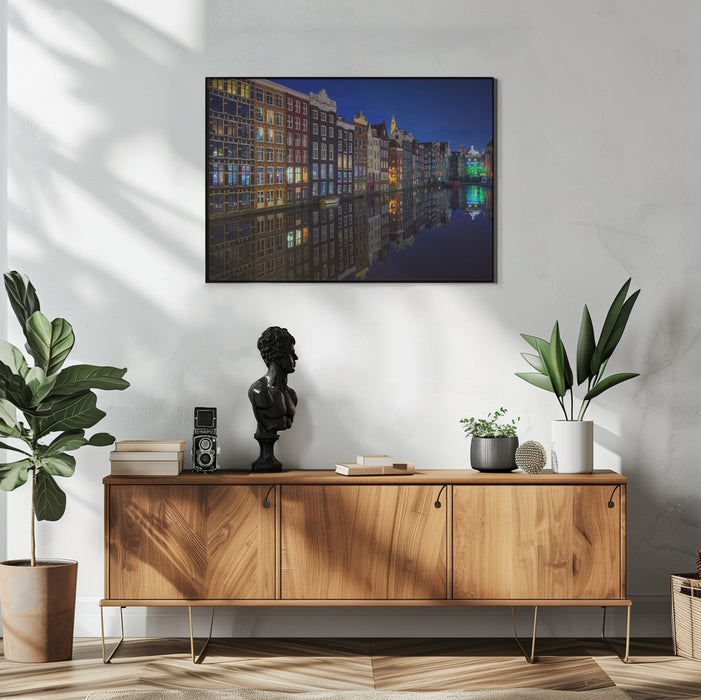 Amsterdam at night 2017 - Juan Pablo de Miguel Framed Art | Home or Office Art