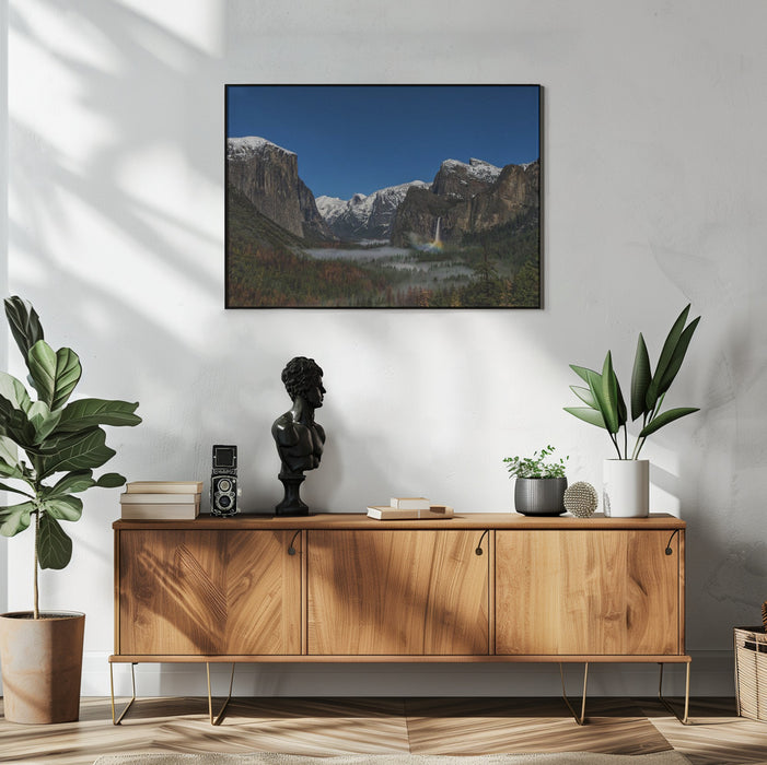 Bridalveil Fall Moonbow - Hua Zhu Framed Art | Home or Office Art