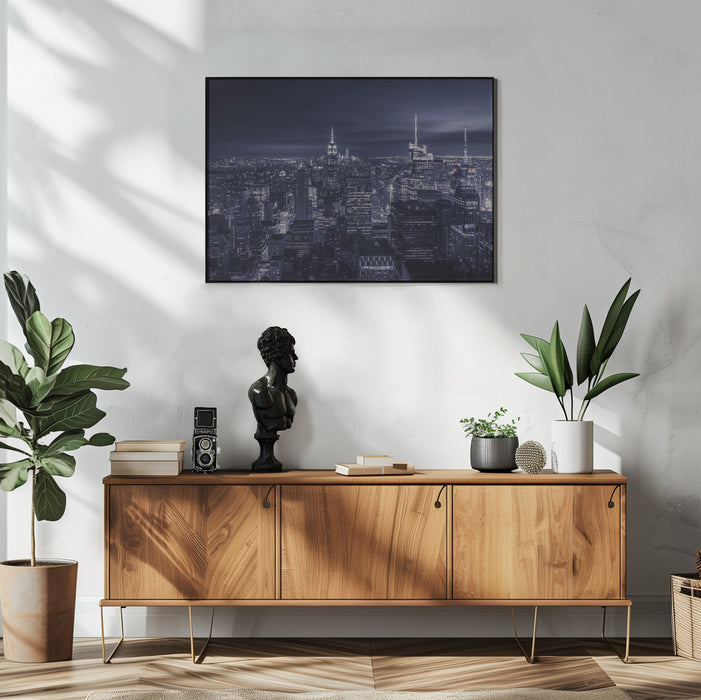 Blue city Framed Art Jorge Ruiz Dueso | Home or Office Art