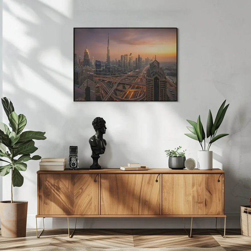 City of Giants Framed Art Álvaro Pérez &amp Jose M. Pérez. Brothers | Home or Office Art