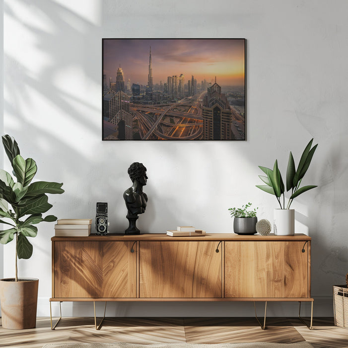 City of Giants Framed Art Álvaro Pérez &amp Jose M. Pérez. Brothers | Home or Office Art