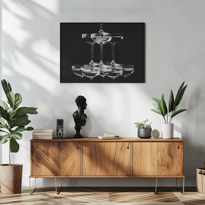 Champagne tower_10 - Pictufy Studio III Framed Art | Home or Office Art