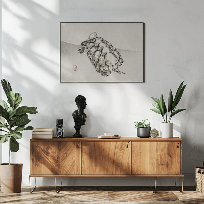 Turtle - Kono Bairei Framed Art | Home or Office Art
