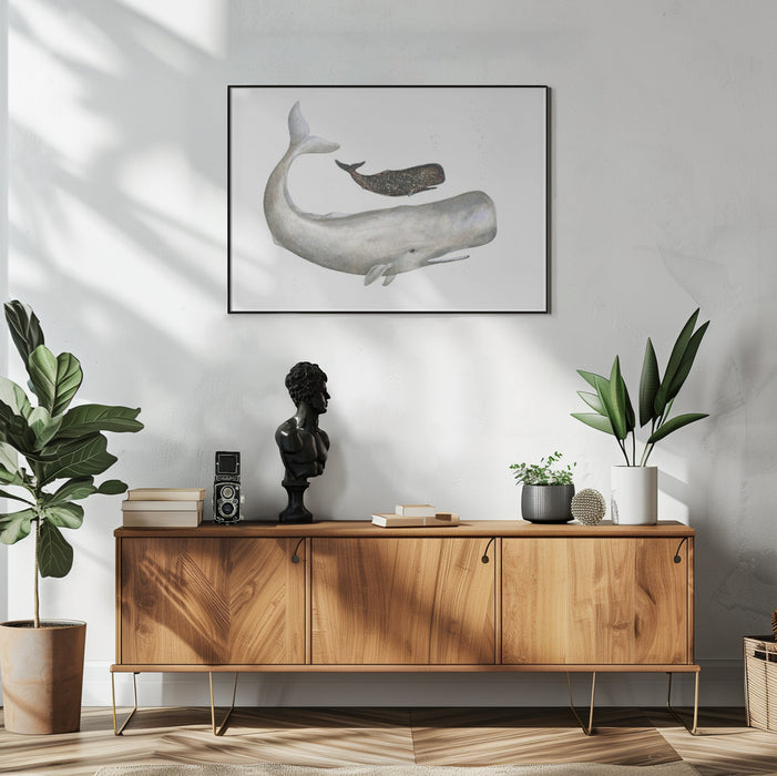 Gentle Ocean Giants - Isabelle Brent Framed Art | Home or Office Art