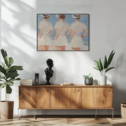 Retro Three Sailors - Melloi Art Prints Framed Art | Home or Office Art