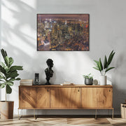 Night Life - Milton Mpounas Framed Art | Home or Office Art