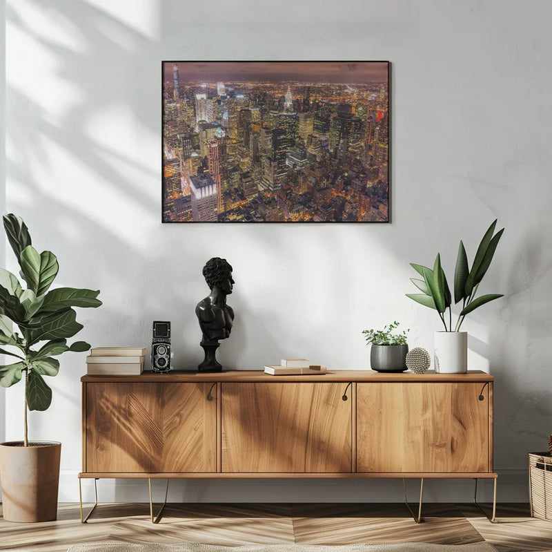 Night Life - Milton Mpounas Framed Art | Home or Office Art