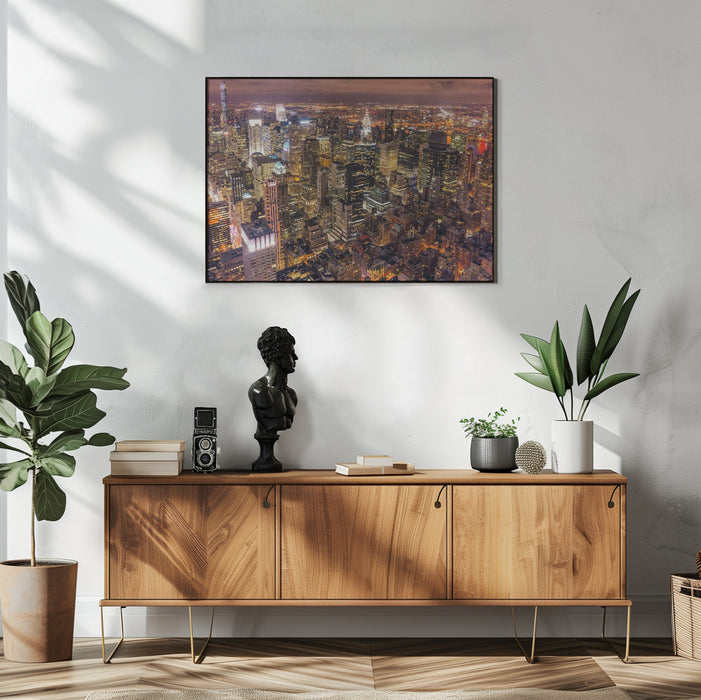Night Life - Milton Mpounas Framed Art | Home or Office Art