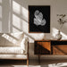 White Love Framed Art Andi Halil | Home or Office Art
