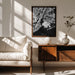 map_new york_002_black Framed Art Pictufy Studio II | Home or Office Art
