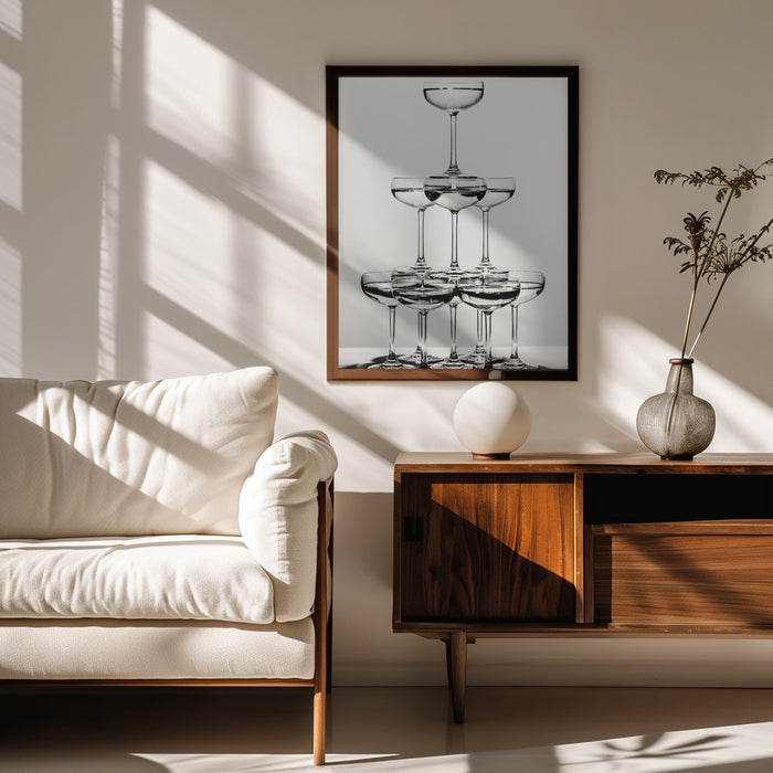 Champagne tower_6 - Pictufy Studio III Framed Art | Home or Office Art