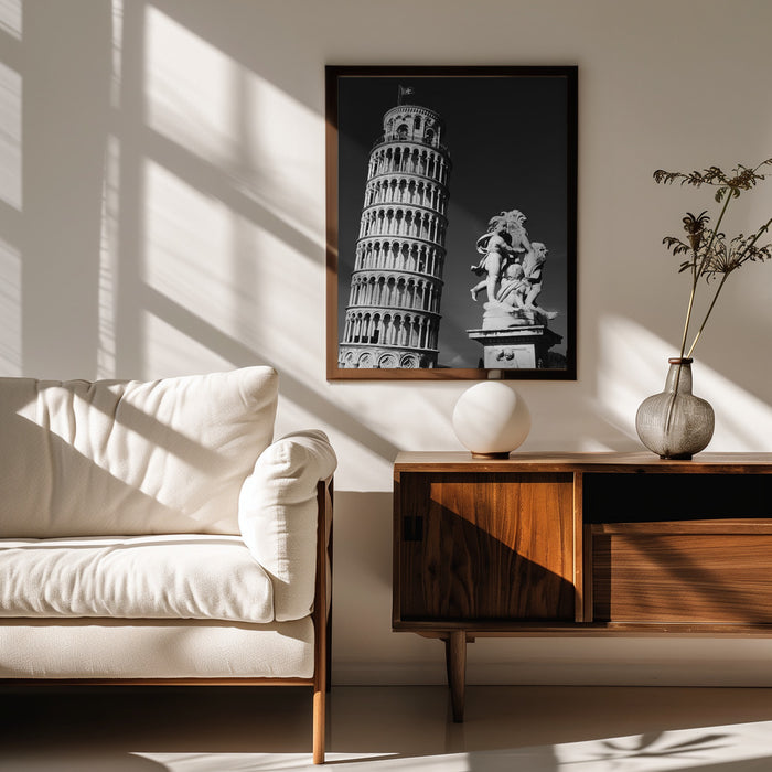 The Leaning Tower of Pisa Framed Art Sonya Liu | Home or Office Art