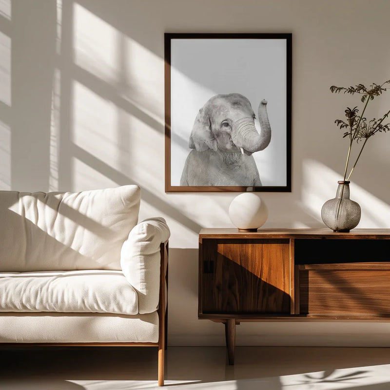 Baby Elephant Framed Art Kathrin Pienaar | Home or Office Art