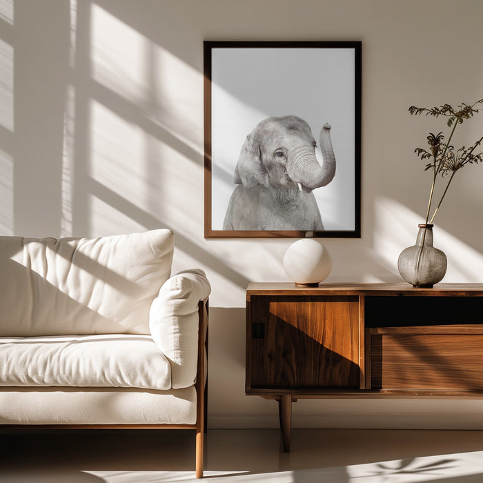 Baby Elephant Framed Art Kathrin Pienaar | Home or Office Art