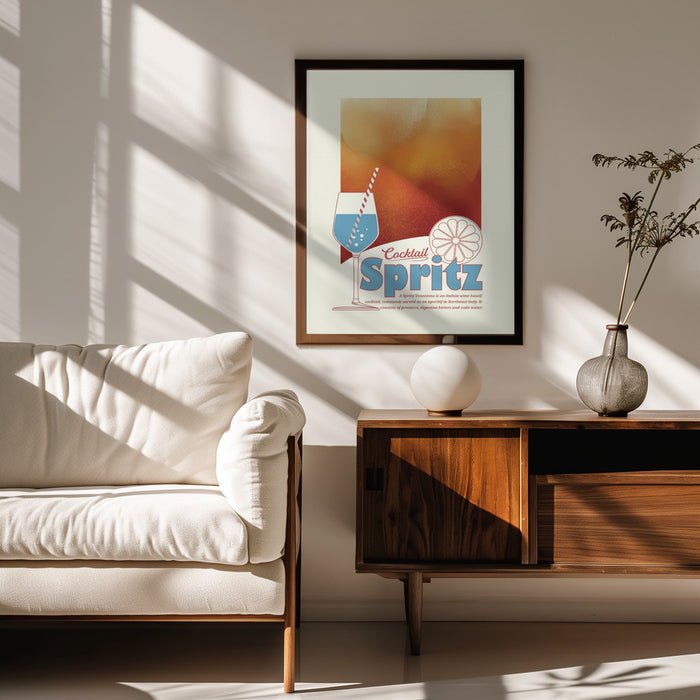 Aperol Spritz print - Dion Gem Framed Art | Home or Office Art