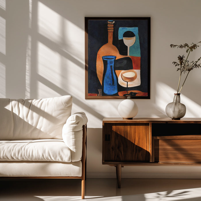Still Life With Wine - Treechild Framed Art | Home or Office Art