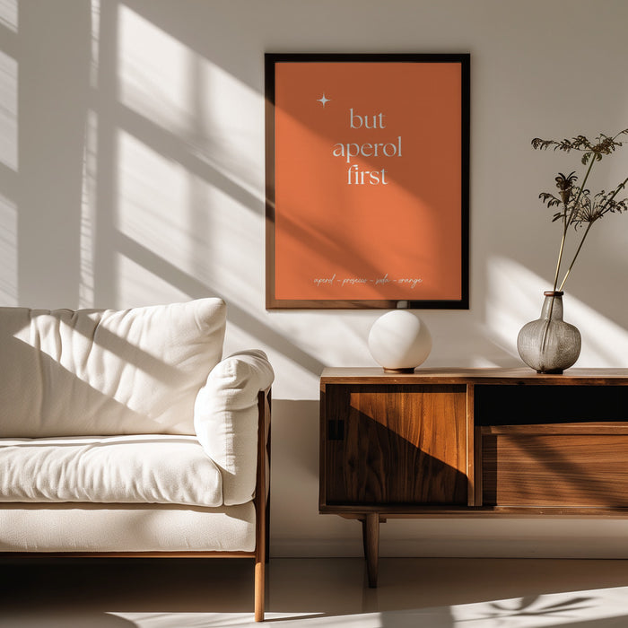 Aperol - Anne-Marie Volfova Framed Art | Home or Office Art