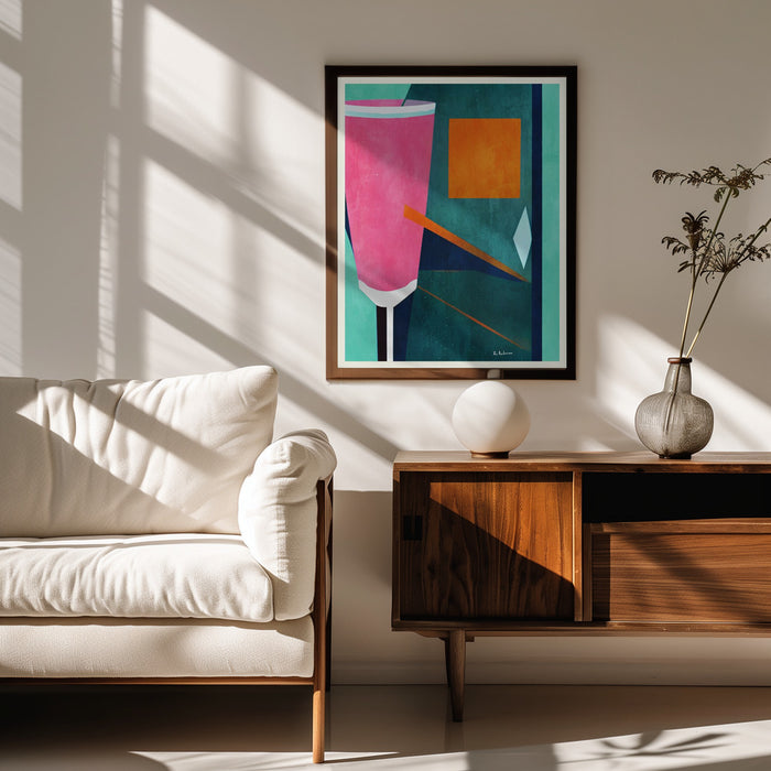 Mon Petite Crement Rosé - Bo Anderson Framed Art | Home or Office Art