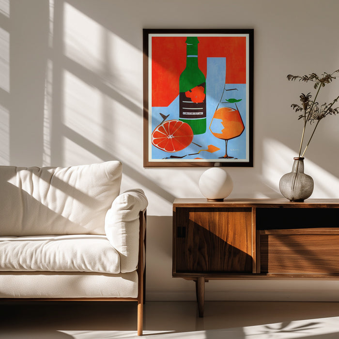Sunny Picnic In the Park - Bo Anderson Framed Art | Home or Office Art
