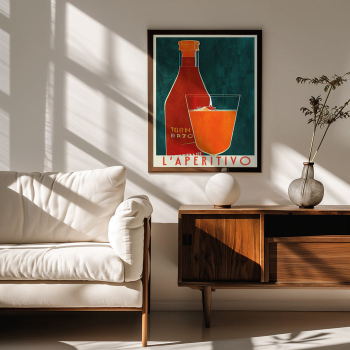 L&#039;aperitivo - Bo Anderson Framed Art | Home or Office Art