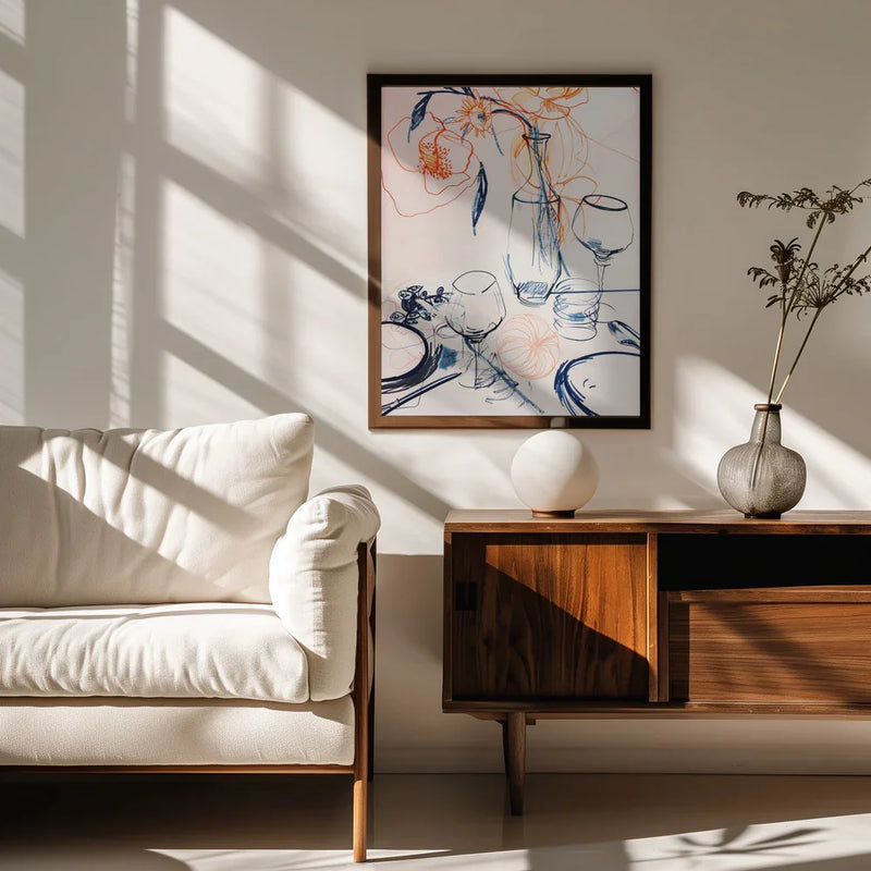 Table still life no 1 - Treechild Framed Art | Home or Office Art