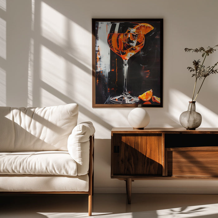 Aperol Spritz Dark Edition - Andreas Magnusson Framed Art | Home or Office Art