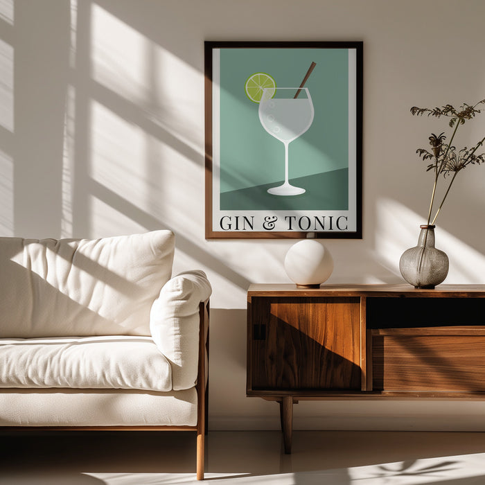 Gin &amp; Tonic - Andreas Magnusson Framed Art | Home or Office Art