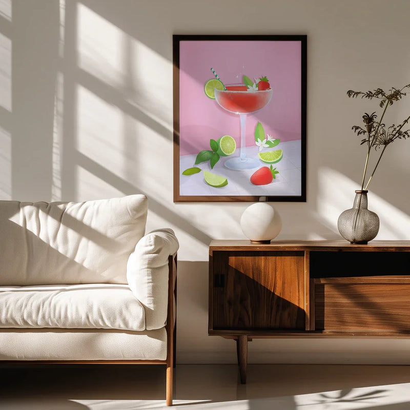 Daiquiri Cockail - Petra Lizde Framed Art | Home or Office Art