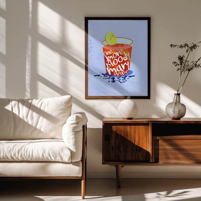 One More Bloody Mary Please - Uma Gokhale Framed Art | Home or Office Art