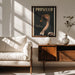 Art Deco Prosecco Wall Art Of An Ostrich - The Whiskey Ginger Framed Art | Home or Office Art