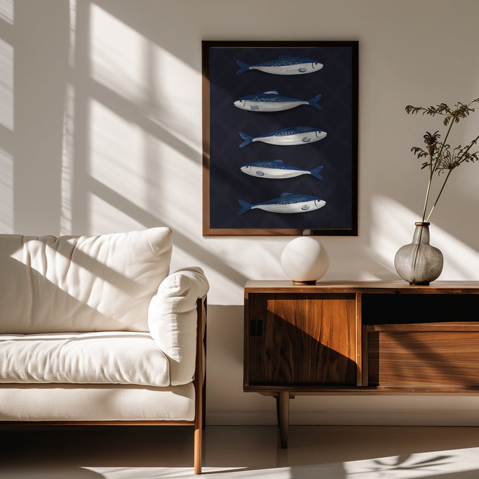 Sardines - EMELIEmaria Framed Art | Home or Office Art