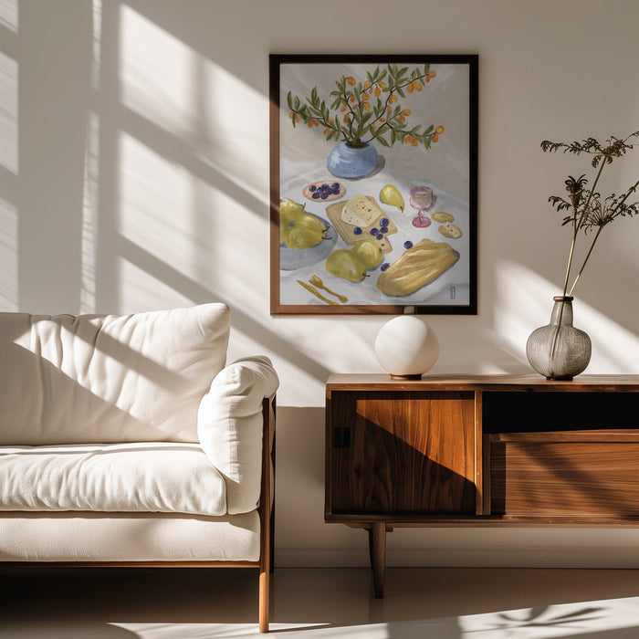Gin and Tonic In the Afternoon Sun Illustration - Dirkie Nell Framed Art | Home or Office Art