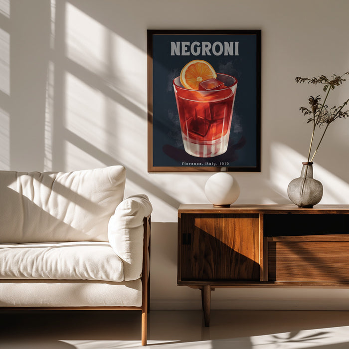 Negroni Florence 2 - Andreas Magnusson Framed Art | Home or Office Art