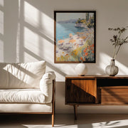 Sunny Beach Day - Melloi Art Prints Framed Art | Home or Office Art