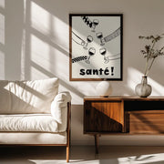 Santé Wine Party with Friends - Rio Soléy Framed Art | Home or Office Art