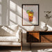 Refreshing Glass of Iced Tea - Nazma Khokhar Framed Art | Home or Office Art
