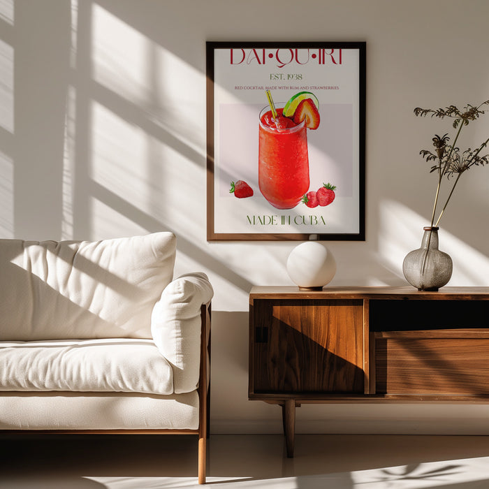 Cuban Daiquiri Delight - Nazma Khokhar Framed Art | Home or Office Art