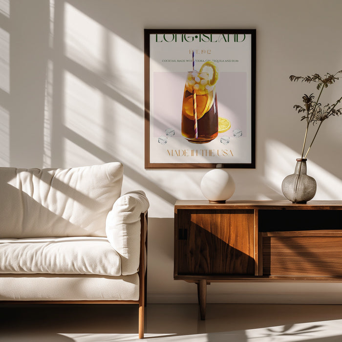 Island Cocktail Delight - Nazma Khokhar Framed Art | Home or Office Art