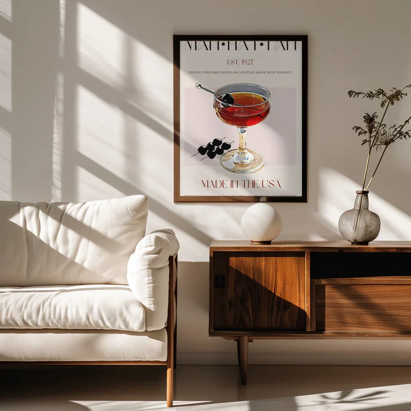 Classic Manhattan - Nazma Khokhar Framed Art | Home or Office Art