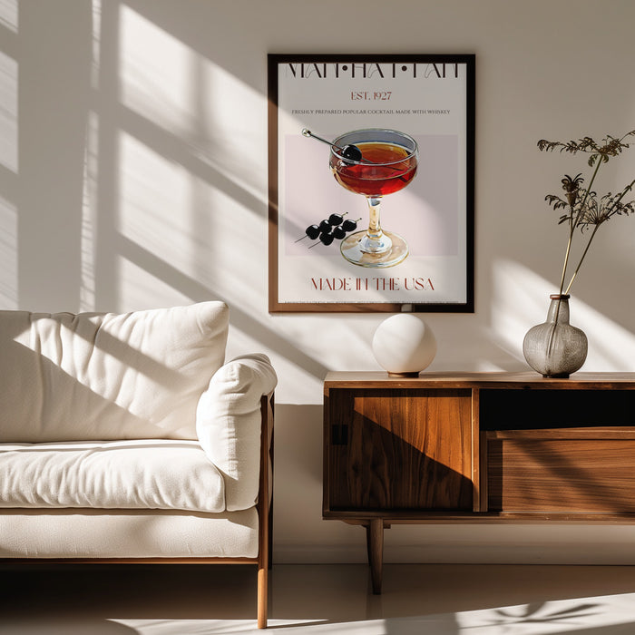 Classic Manhattan - Nazma Khokhar Framed Art | Home or Office Art
