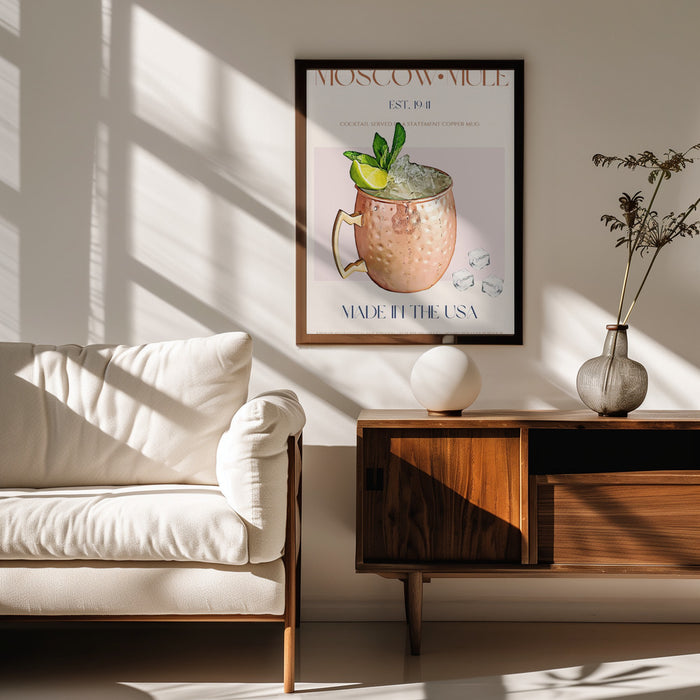 Moscow Mule Print - Nazma Khokhar Framed Art | Home or Office Art