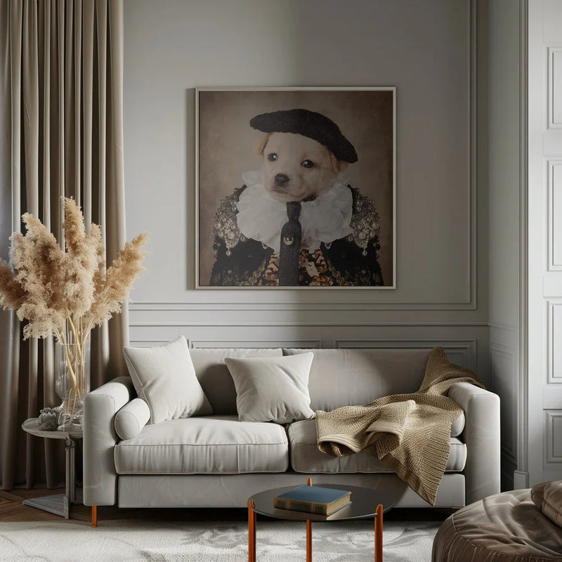 Shelter Pets project - Mia Square Canvas Art  Tammy Swarek 