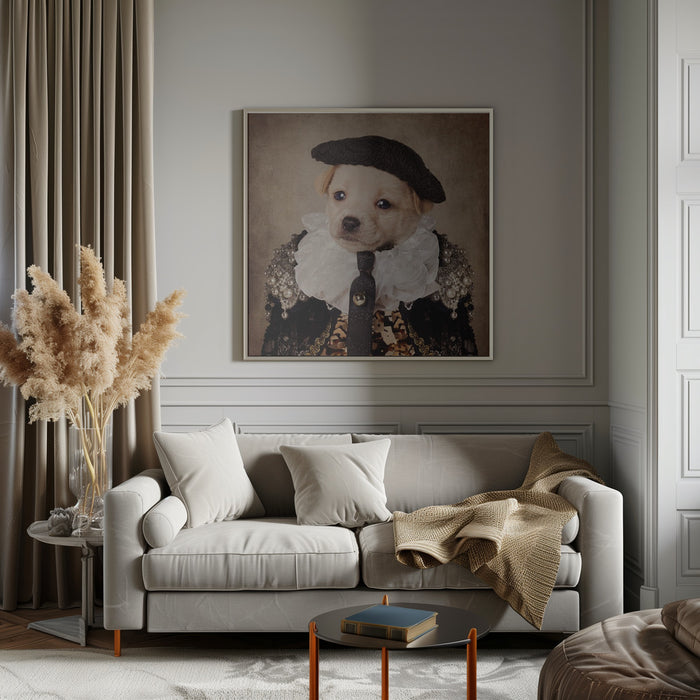 Shelter Pets project - Mia Square Canvas Art  Tammy Swarek 