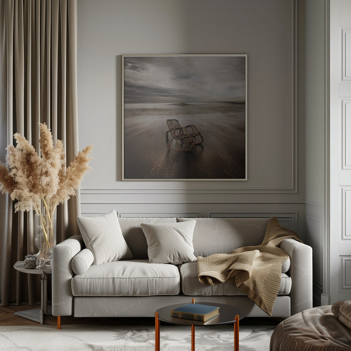 La sedia by Massimo Della Latta Square Canvas Print Art for Modern Home Decor. Decorate your office or living room with canvas artwork