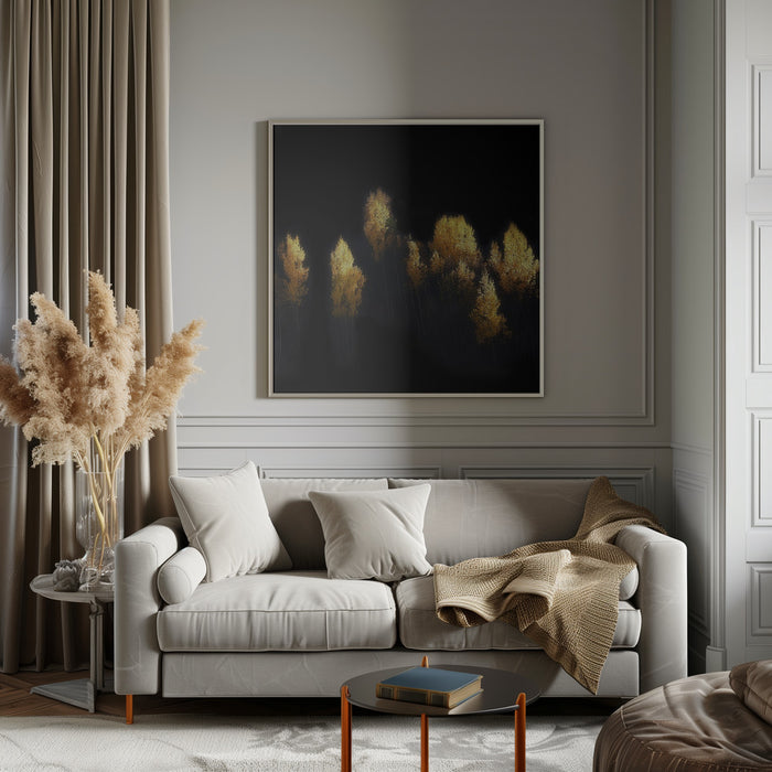 Ushguli Impression by Mozart Chan Square Canvas Print Art for Modern Home Decor. Decorate your office or living room with canvas artwork